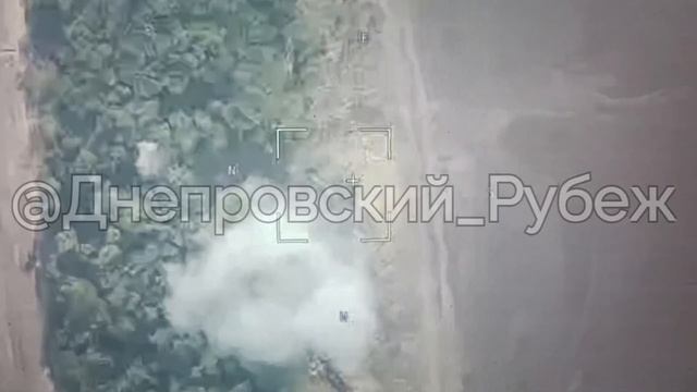 Эпичные кадры уничтожения Ланцетом ещё одной американской гаубицы М777