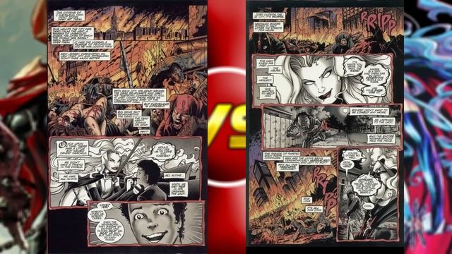Spawn (Image Comics) VS. Lady Death (Chaos! Comics)
