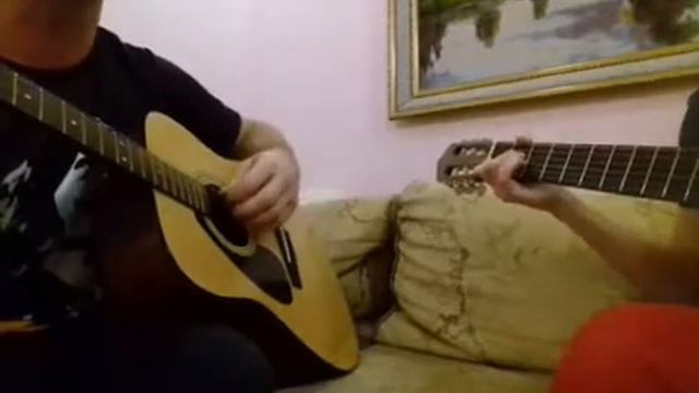 Звезда по имени Солнце (кавер в две гитары). смотреть онлайн
