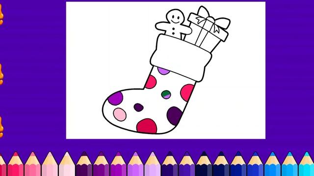 Supar colouring book for kids | 1 | Christmas | kids game | painting game | painting game for kids смотреть онлайн