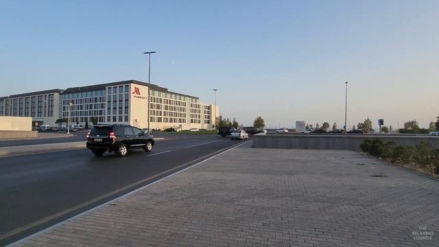 WALK With AMAZING SUNSET | 4k - 60fps | Baku Boulevard, Khatai/Xatai | Walking Tour, Baku Azerbaija