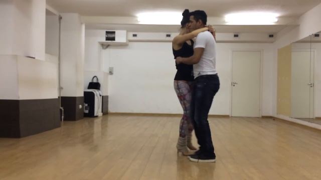 Хорхе и Дарья. 03.03.2015 Кизомба. Тарашинья. Базовые шаги. смотреть онлайн