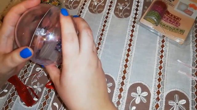 Ёлочная игрушка своими руками! Лучший подарок! Новогодний шар с фотографией! смотреть онлайн