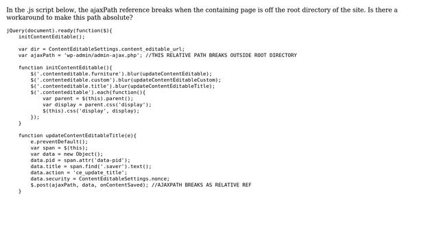 Wordpress: Convert this relative path to absolute смотреть онлайн