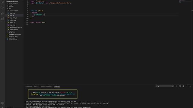 How to install react-router-dom and then push to your Github acocunt. смотреть онлайн