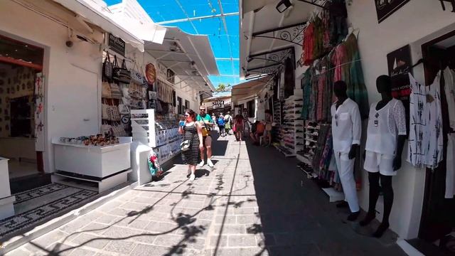 A walk through Lindos - Rhodes- Greece смотреть онлайн