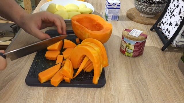 Готовим вместе || Суп-пюре из тыквы ?