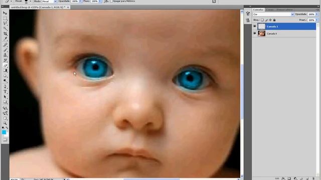 como mudar a cor dos olhos no photoshop cs4 смотреть онлайн