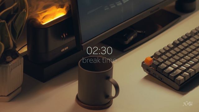 2 часа StudyWithMe-  Calm Piano Music, Pomodoro 30/5.