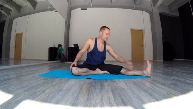 Джану ширшасана ! Растяжка ног и спины ! POWERYOGA