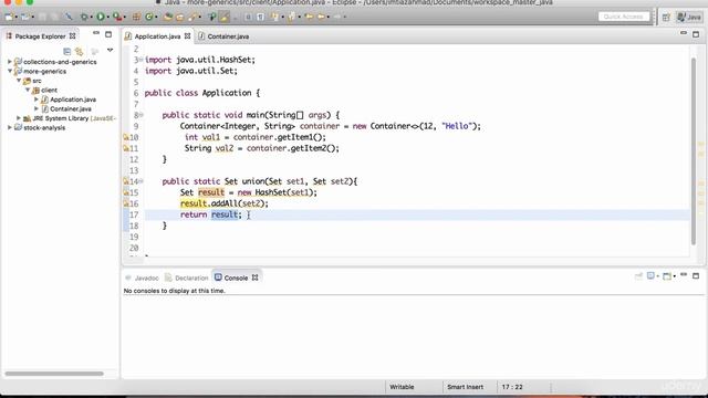 Generics in Java смотреть онлайн