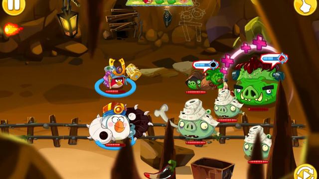 Angry Birds Epic Chronicle Cave 21: Hells Bells Level 6 смотреть онлайн