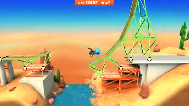 Bridge Constructor Stunts: Level 2-2 смотреть онлайн