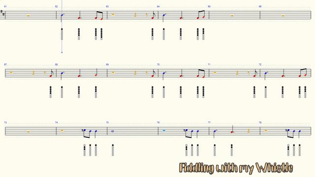 Chasing Cars - Snow Patrol - Tin Whistle - Play Along Tab Tutorial
