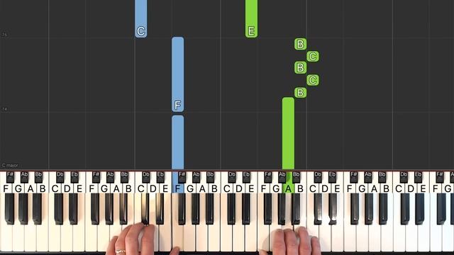 La Valse d'Amelie - SLOW Piano Tutorial - [Sheet Music] смотреть онлайн
