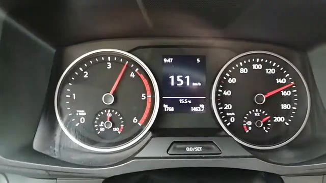 VW Crafter - Acceleration And Emergency Braking (0-167-0)