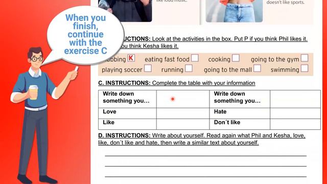 Clase 11 - Likes and Dislikes - Exercises 1 of 2 смотреть онлайн