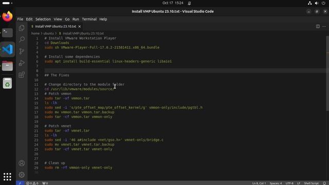How to install VMware Workstation 17 Player on Ubuntu 23.10 смотреть онлайн