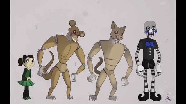 Разбор Вселенной ФНаК - Five Nights At Candy's 1,2,3,4