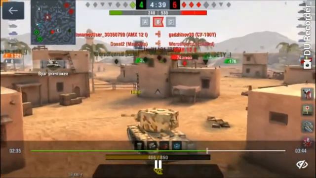 Тащу на КВ2 World Of Tanks Blitz