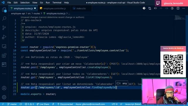 Live Coding CRUD Node.js + Angular + PostGreSQL - Dia 03 смотреть онлайн