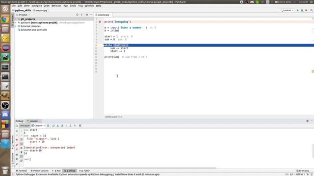 Debugging with PyCharm IDE [Mastering 4 critical SKILLS using Python] смотреть онлайн