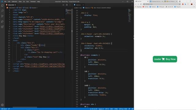 Tạo hiệu ứng Button Buy đơn giản với HTML + CSS + Bootstrap смотреть онлайн