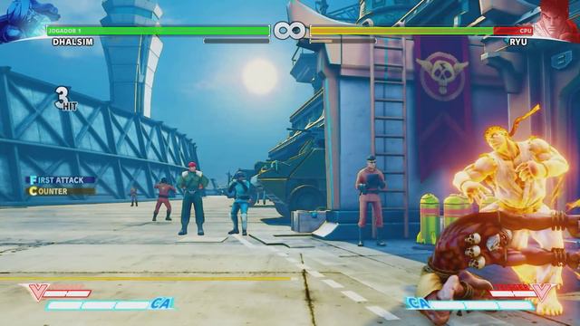 Street Fighter 5: DHALSIM COMBOS смотреть онлайн