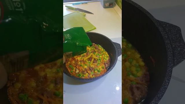 макароны с тушёнкой #макаронырецепт смотреть онлайн