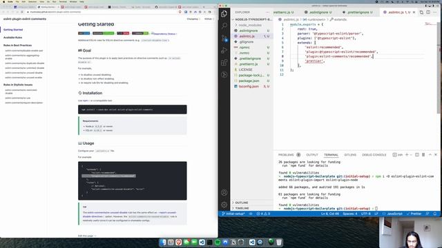 NodeJS Typescript project setup walkthrough смотреть онлайн