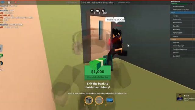 Как ограбили банк в игре jailbeak roblox смотреть онлайн