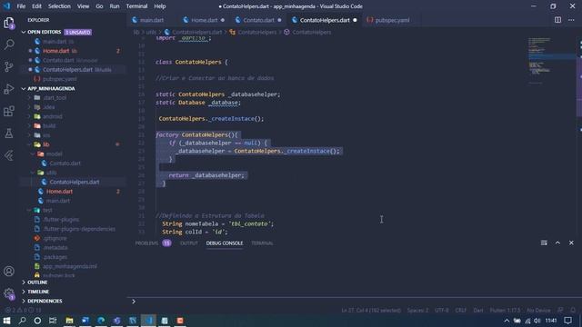 Aula Futter Como Manipular o SQLITE com Flutter - Criando a Conexão смотреть онлайн