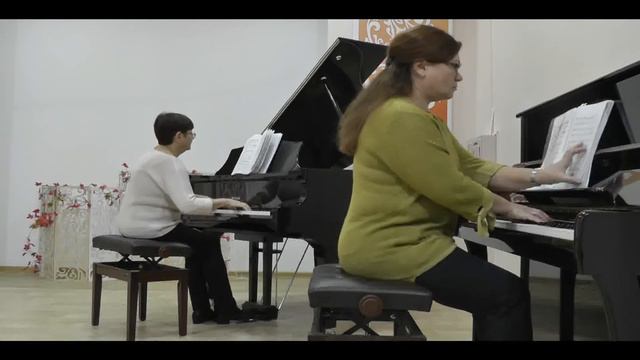 Дуэт Элегия Долгова Е А , Киреева Т А Осенний Летний сад Г Портнов смотреть онлайн