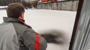 Краска для снега Снеготоп - разведение и нанесение на поверхность