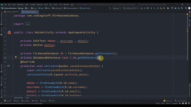 How to Save Data in Firebase Realtime Database (Android Studio 2020) смотреть онлайн