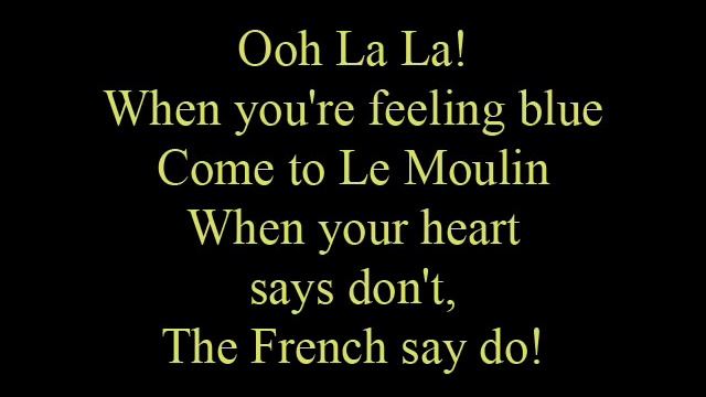 Paris Holds The Key (To Your  Heart) - Lyrics
