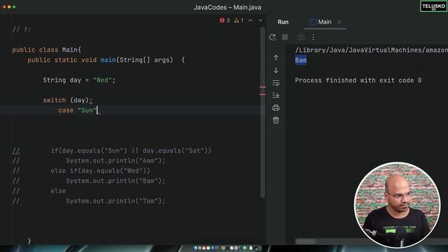 Switch Statement in Java смотреть онлайн