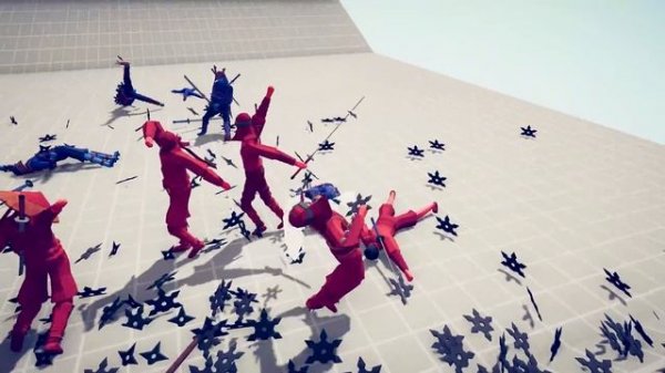 NINJA TEAM vs SAMURAI TEAM #41 | TABS - Totally Accurate Battle Simulator