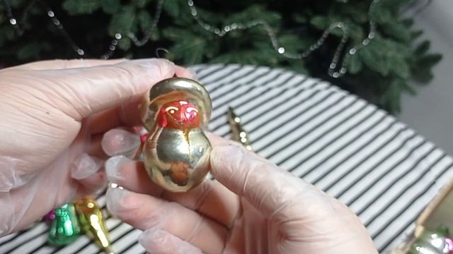 N15. Распаковка и обзор стеклянных игрушек СССР. Коробка шестая из шести. Первая половина. смотреть онлайн