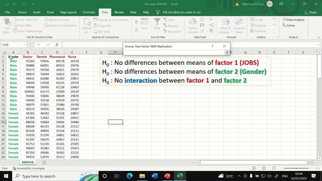 Two Way ANOVA in Excel смотреть онлайн