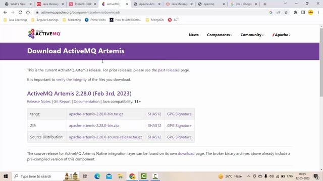 Installing Apache ActiveMQ Artemis in Windows |JMS,Producer ,Consumer and Broker |Artemis Server смотреть онлайн