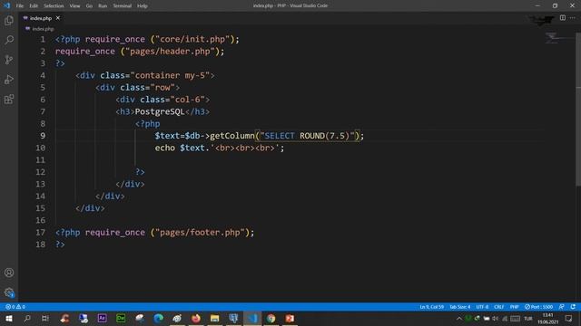 PHP Ders 215 PostgreSQL Matematiksel Fonksiyonlar смотреть онлайн