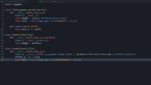 Creating a Mario style level in Python / Pygame with a visual level editor [Tiled] смотреть онлайн