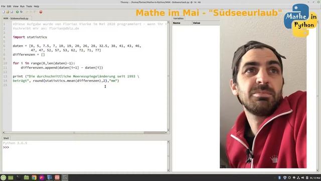 Mathe im Mai - gelöst mit Python: "Südseeurlaub" смотреть онлайн