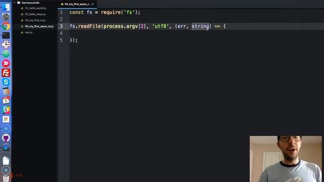 NodeJS with Free Code Camp - My First Async IO - Video 4 смотреть онлайн