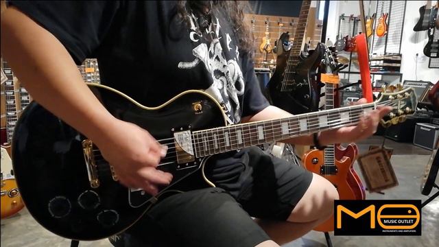 Epiphone Les Paul Custom Pro Ebony Vs Epiphone Les Paul Custom Pro Alpine White !!! смотреть онлайн