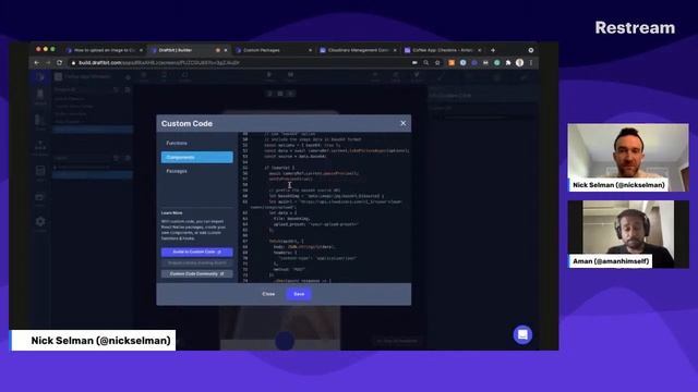 Draftbit Livestream - Introducing Custom Code! смотреть онлайн