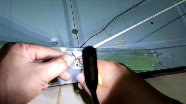Modifikasi Lampu Backlight BL Strip / Lidi Menggunakan BL Lidi / Strip Universal Ke TV Sharp 40LE43
