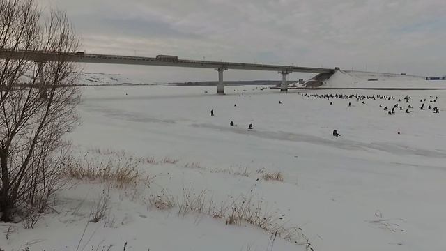 р.Свияга, мост. 02.03.2017 смотреть онлайн