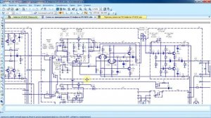 Восстановленная электрическая схема усилителя Амфитон УП-003 стерео 1986г.